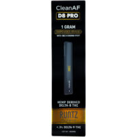 CleanAF Delta 8 Disposable Vape Pen Runtz 1g