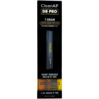 CleanAF Delta 8 Disposable Vape Pen Sour Pebbles 1g