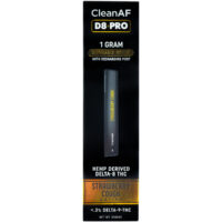 CleanAF Delta 8 Disposable Vape Pen Strawberry Cough 1g
