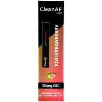 CleanAF Puff CBD Vape Pen Kiwi Strawberry 100mg