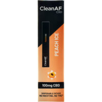 CleanAF Puff CBD Vape Pen Peach Ice 100mg