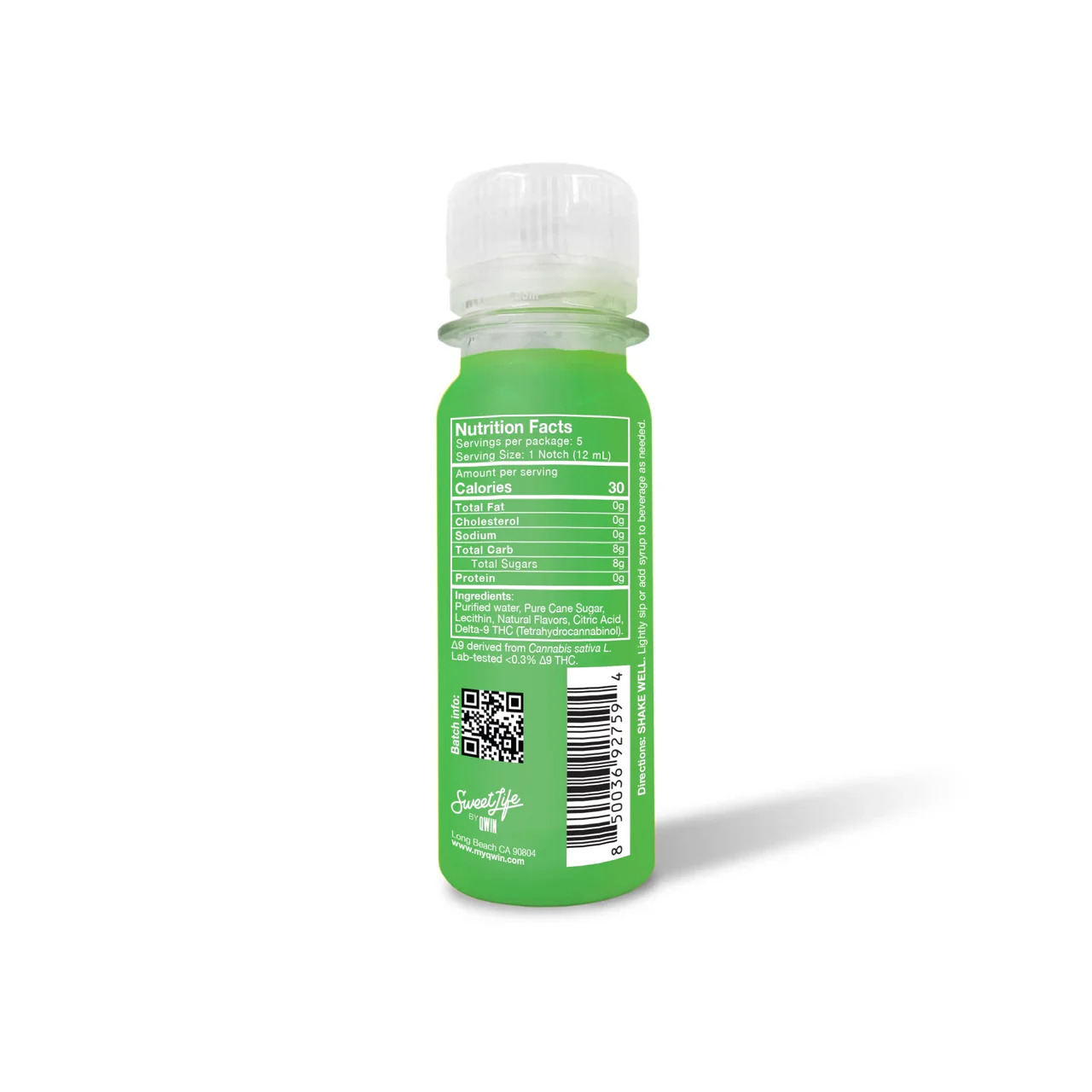 Qwin Delta 9 Syrup Berry Delight 200mg 2oz Supplement Facts Qwin Delta 9 Syrup Berry Delight 200mg 2oz Supplement Facts