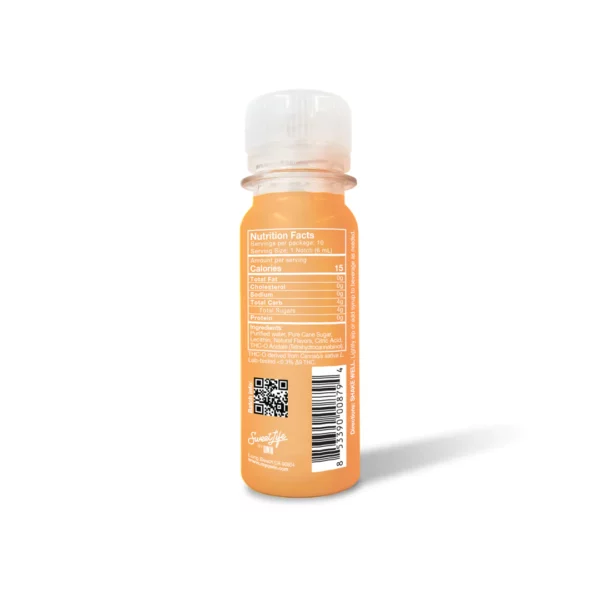 Qwin THC-O Syrup Mango 200mg 2oz Label