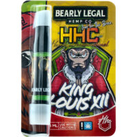 Bearly Legal Hemp HHC Vape Cartridge King Louis XII 1ml
