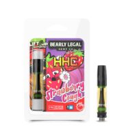 Bearly Legal Hemp HHC Vape Cartridge Strawberry Cough 1ml