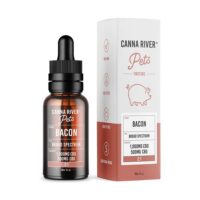 Canna River Broad Spectrum CBD CBG Pet Oil Tincture Bacon 1500mg 30ml