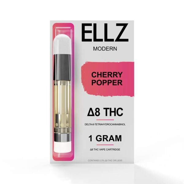 ELLZ Delta 8 THC Vape Cartridge Cherry Popper 1g