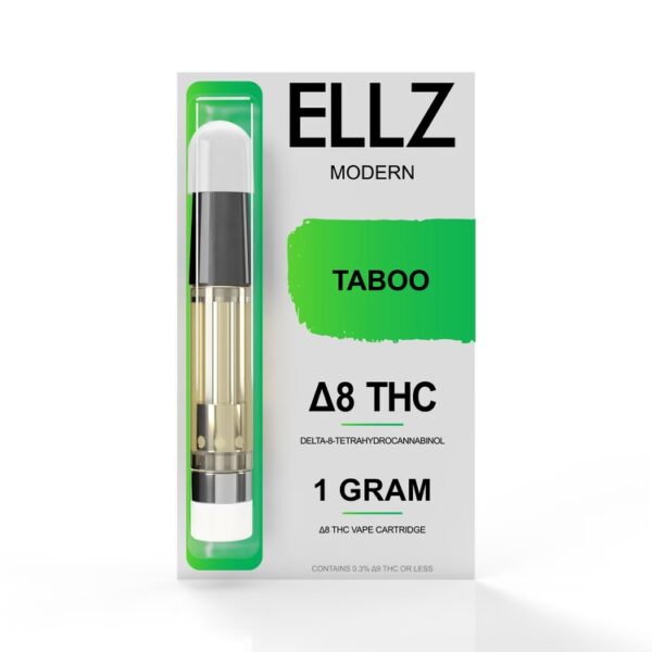 ELLZ Delta 8 THC Vape Cartridge Taboo 1g