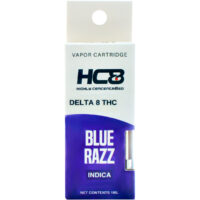 Highly Concentr8ed Delta 8 Vape Cartridge Blue Razz 1g