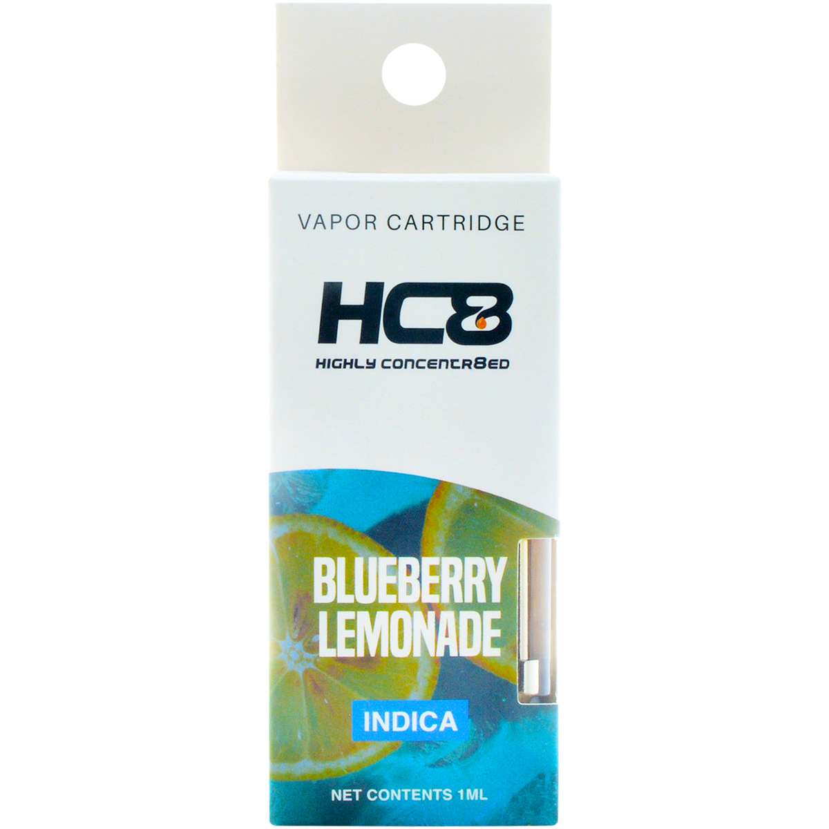 Highly Concentr8ed Delta 8 Vape Cartridge Blueberry Lemonade 1ml Dr.Ganja