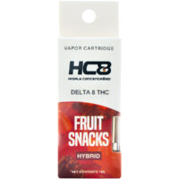 Highly Concentr8ed Delta 8 Vape Cartridge Fruit Snacks 1ml