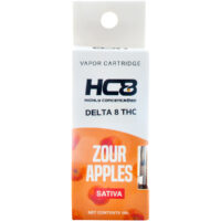 Highly Concentr8ed Delta 8 Vape Cartridge Zour Apples 1ml