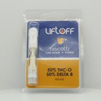 Lift Off Delta 8 & THC-O Vape Cartridge Biscotti 1ml