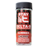 Single Source StayLit Delta 9 Gummies Cherry 250mg 10ct
