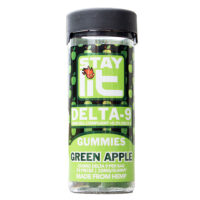 Single Source StayLit Delta 9 Gummies Green Apple 250mg 10ct
