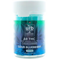 Urb Delta 9 Gummies Sour Blueberry 250mg 25ct