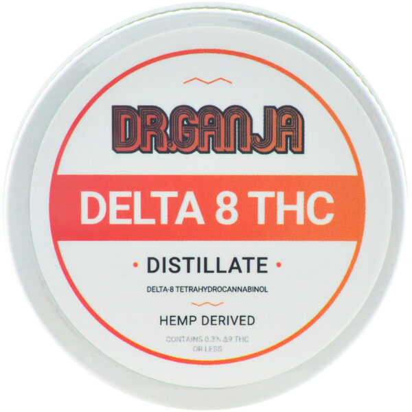 Delta 8 THC Distillate 1oz lid