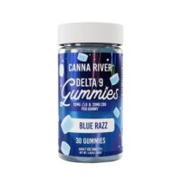 Canna River CBD Delta 9 Gummies Blue Razz 900mg 30ct