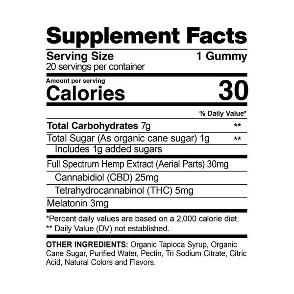 CBDfx CBD Delta 9 Gummies Lemon Dream 600mg 20ct Supplement Facts CBDfx CBD Delta 9 Gummies Lemon Dream 600mg 20ct Supplement Facts