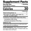 CBDfx CBD Delta 9 Gummies Lemon Dream 600mg 20ct Supplement Facts