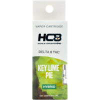 Highly Concentra8ted Delta 8 Vape Cartridge Key Lime Pie 1ml