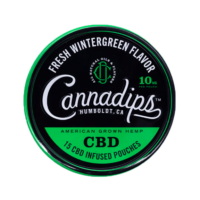 Cannadips Fresh Wintergreen CBD Pouches