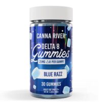 Canna River Delta 8 Gummies Blue Razz 750mg 30ct