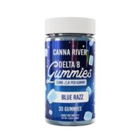 Canna River Delta 8 Gummies Blue Razz 750mg 30ct