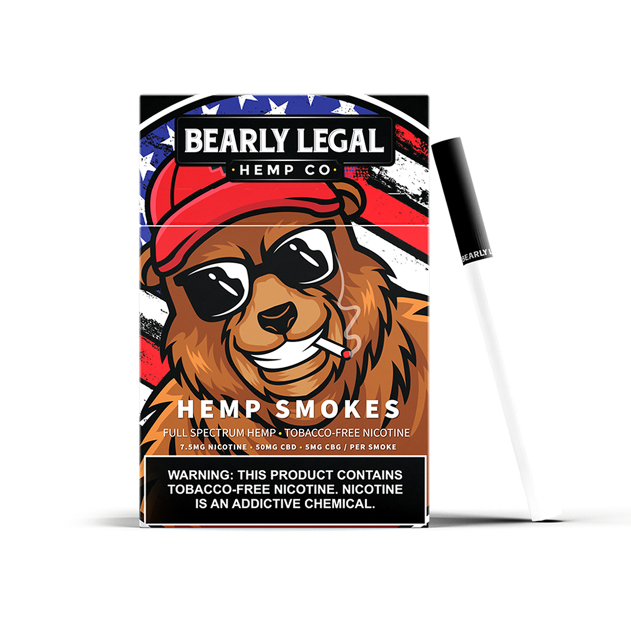 Bearly Legal Smokes Tobacco Free Nicotine Infused Dr.Ganja