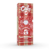 Cake Cold Pack Live Resin Disposable Vape Pen Red Delicious 2g