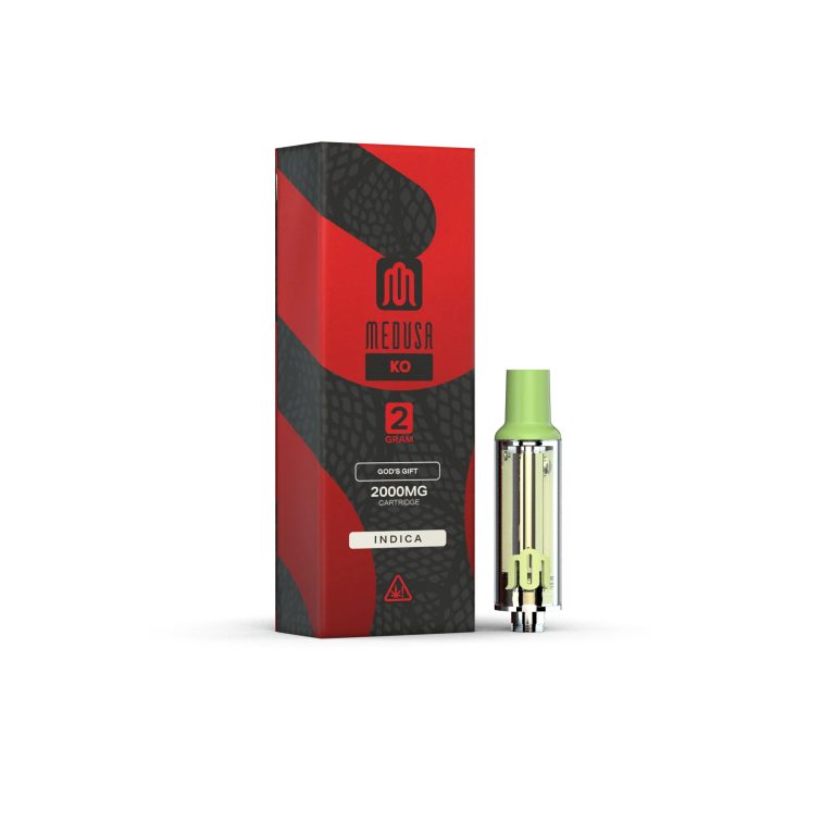 Medusa Knockout Blend Vape Cartridge God's Gift 2g Dr.Ganja