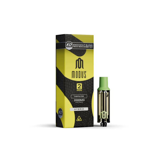 Modus Knockout Blend Vape Cartridge Cheetah Piss 2g