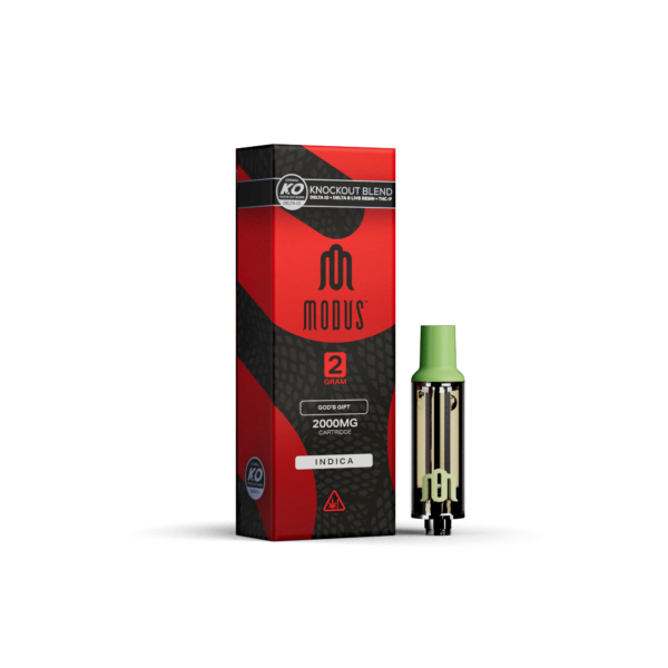 Modus Knockout Blend Vape Cartridge God's Gift 2g