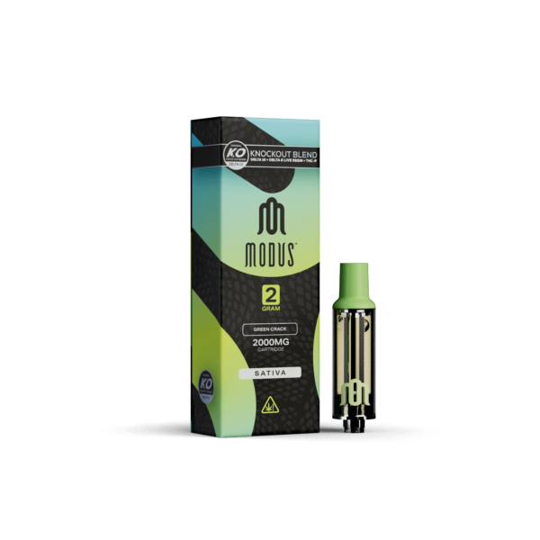 Modus Knockout Blend Vape Cartridge Green Crack 2g