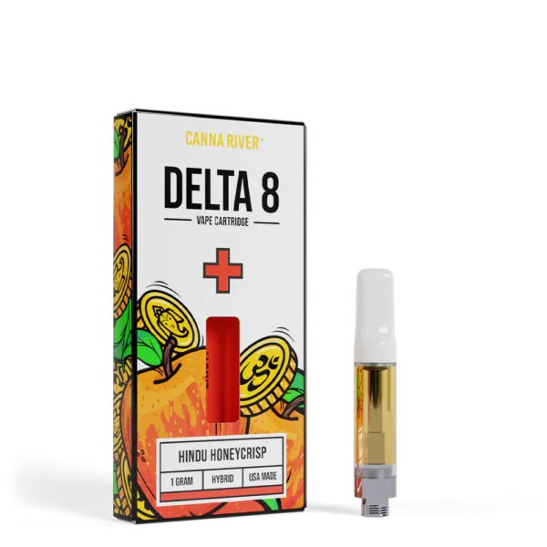 Canna River Delta 8 Vape Cartridge Hindu Honeycrisp 1ml