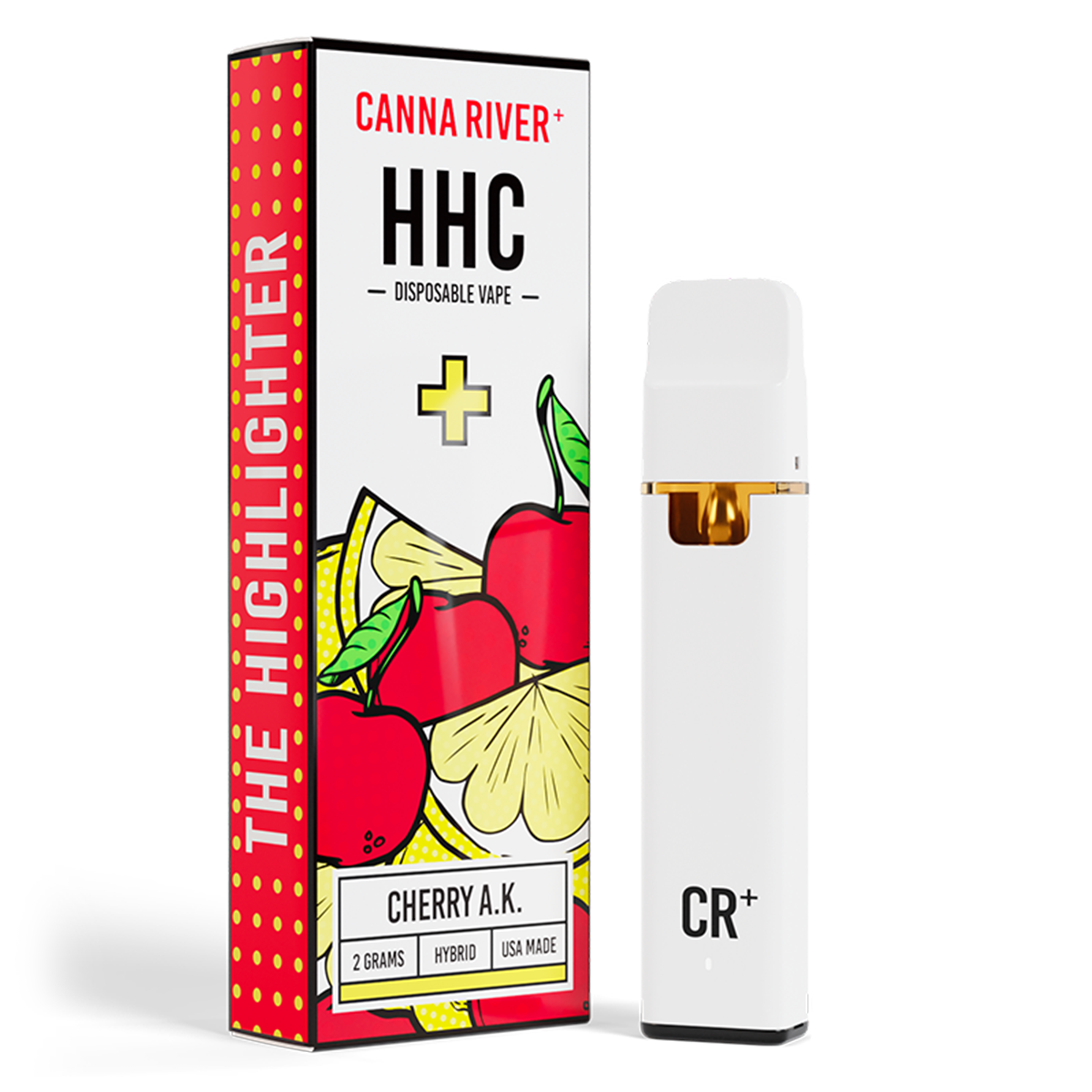 Canna River HHC Disposable Vape Pen Cherry AK 2g Dr.Ganja
