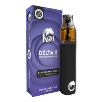 Koi Delta 8, THC-O & THCP Disposable Vape Pen Blackberry Kush 2g