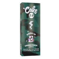 Cake Delta 10 Disposable Vape Pen Green Crack 2g