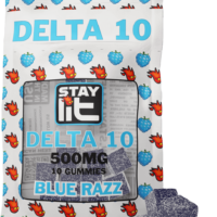 Single Source Delta 10 Gummies Blue Razz 500mg 10ct