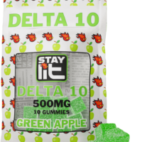 Single Source Delta 10 Gummies Green Apple 500mg 10ct