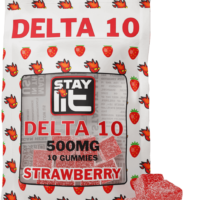 Single Source Delta 10 Gummies Strawberry 500mg 10ct