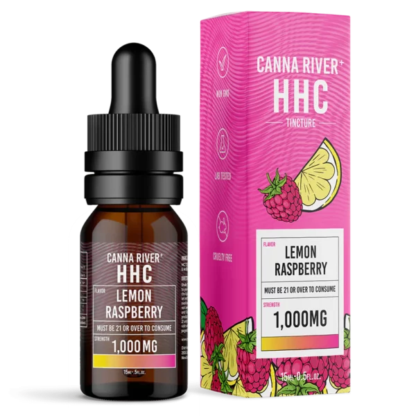 Canna River HHC Tincture Lemon Raspberry 1000mg 15ml