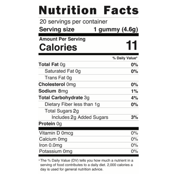 Extrax Lights Out Gummies Root Beer Float 3500mg Label