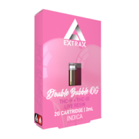 Delta Extrax Lights Out Vape Cartridge Double Bubble 2g