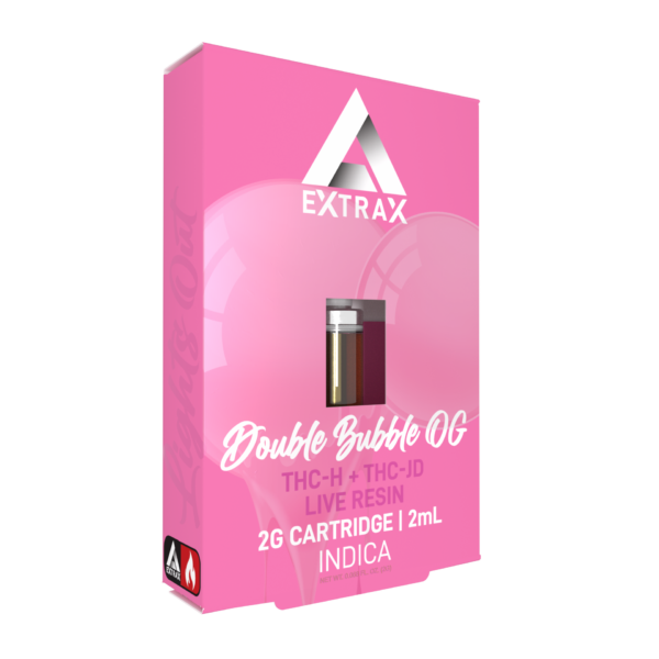Extrax Lights Out Vape Cartridge Double Bubble 2g