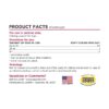 Paw CBD Calming Chews Turkey 600mg 30ct Supplement Facts