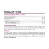 Paw CBD Calming Chews Turkey 600mg 30ct Supplement Facts