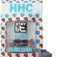 Single Source HHC Gummies Blue Razz 500mg 10ct