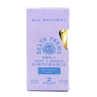 Delta Farms Delta 9 THC-O, HHC & HHCO Disposable Vape Pen Ice Cream Cake 2g