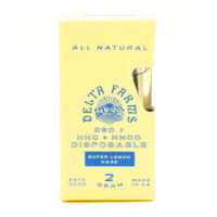 Delta Farms Delta 9 THC-O, HHC & HHCO Disposable Vape Pen Super Lemon Haze 2g